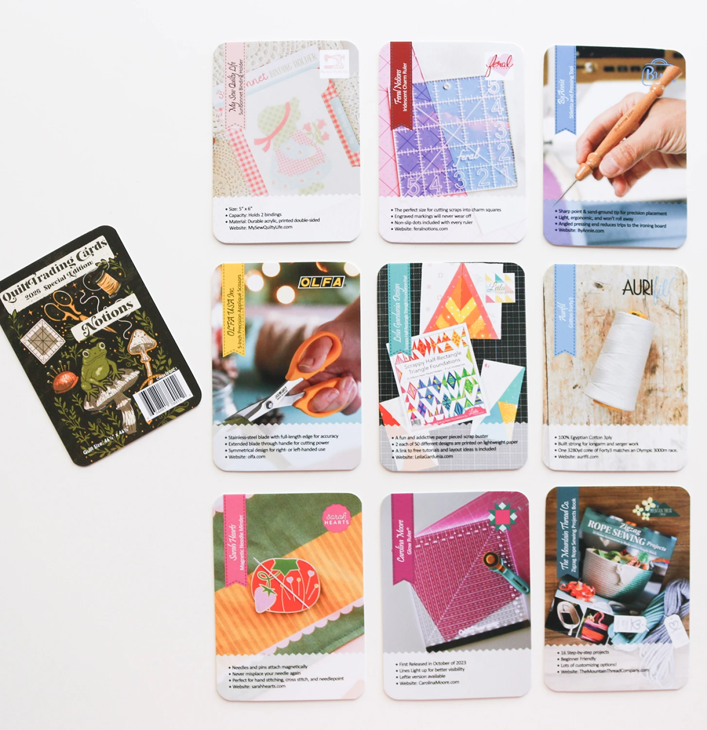 Quilt Trading Cards - Notions 2026 Special Edition