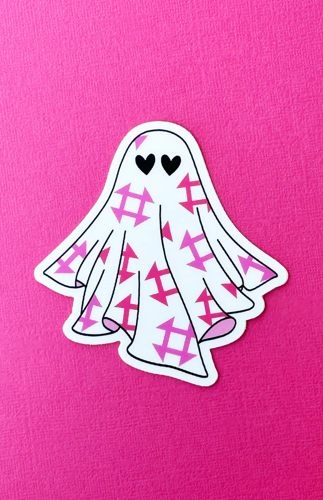 Quilt Ghost - Sticker