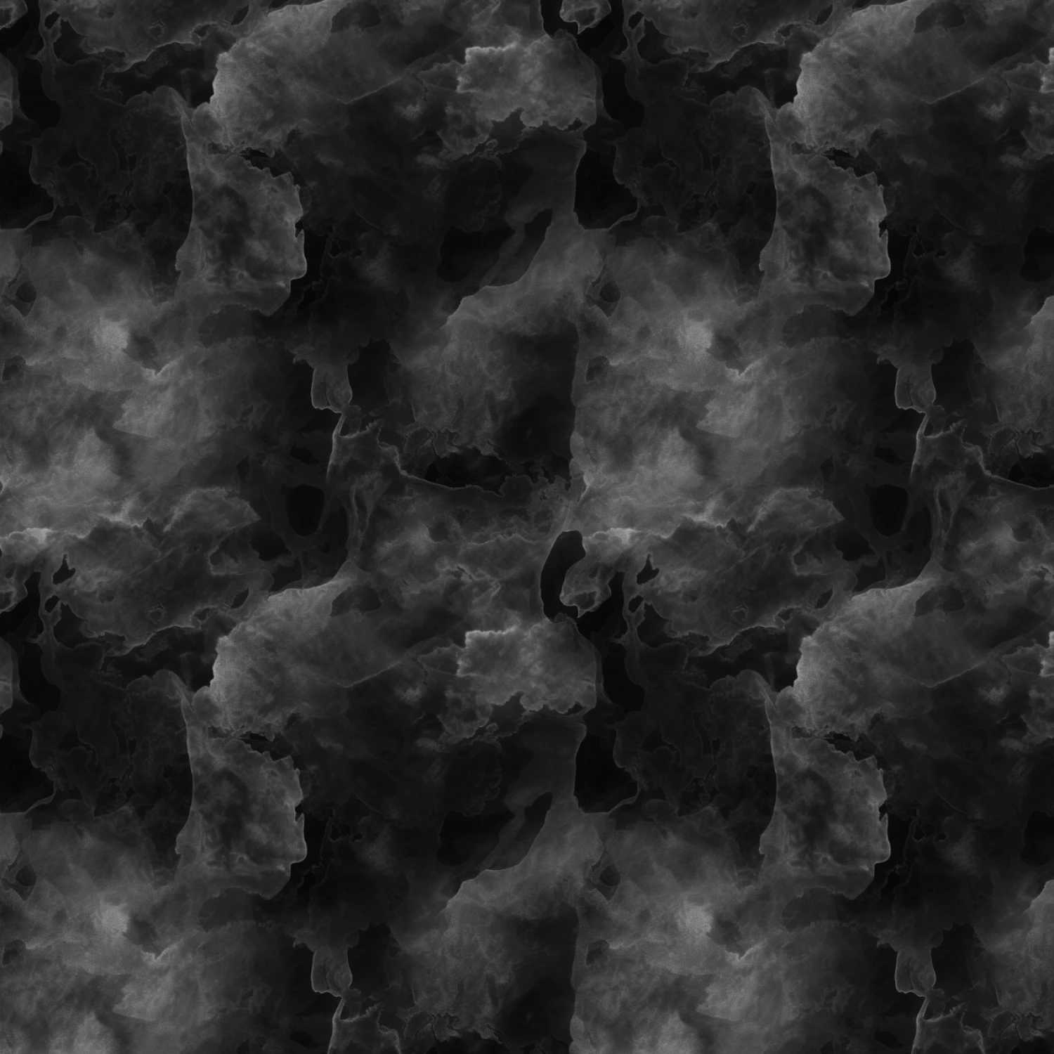 Paw and Whisker Watercolour Marble - Black