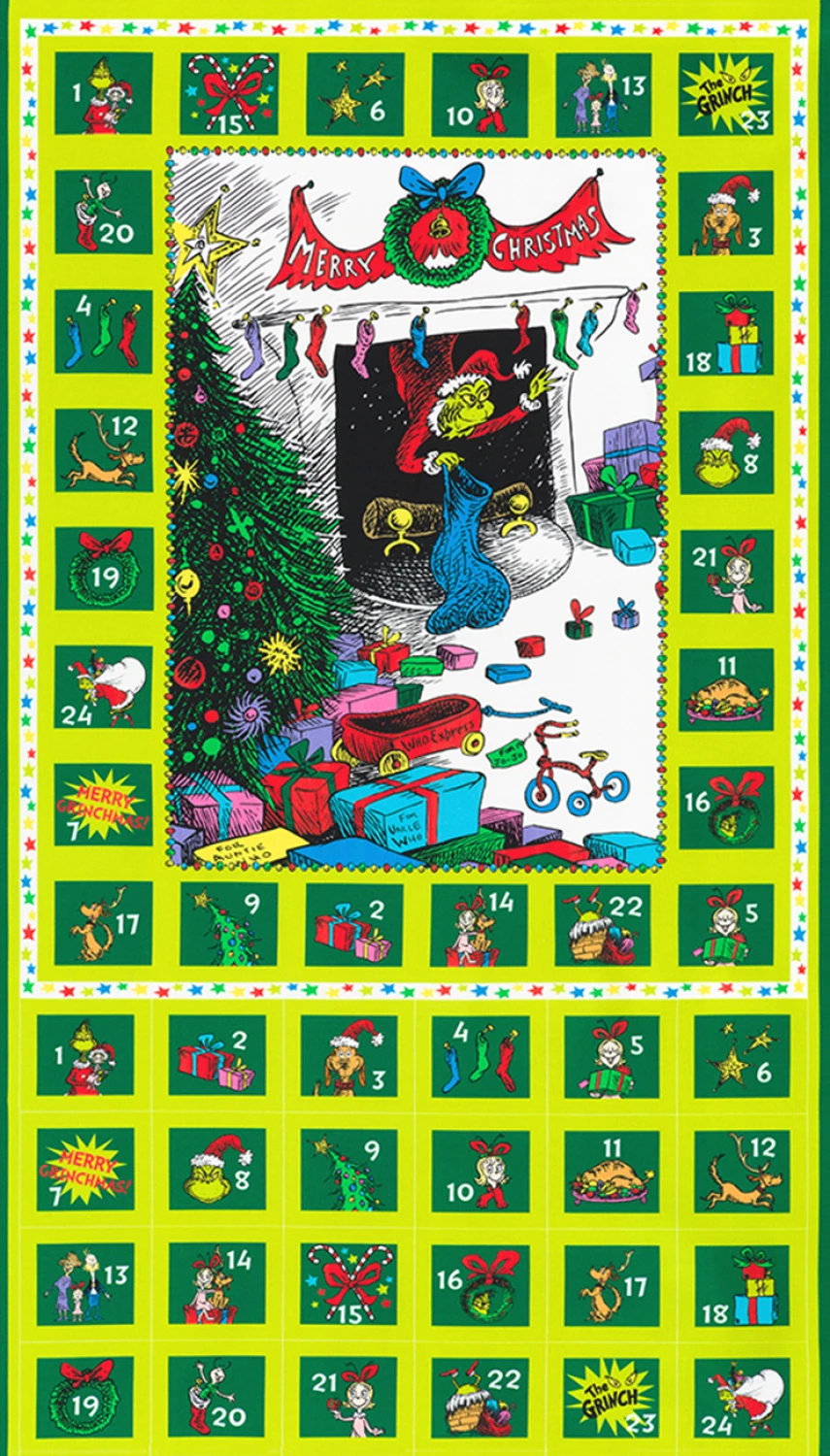 How the Grinch Stole Christmas Green - Advent Calendar