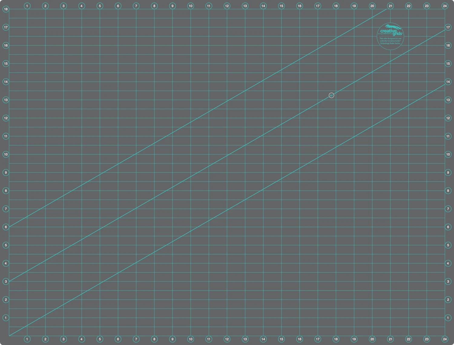 Creative Grids Self-Healing Double Sided Rotary Cutting Mat 18in x 24in