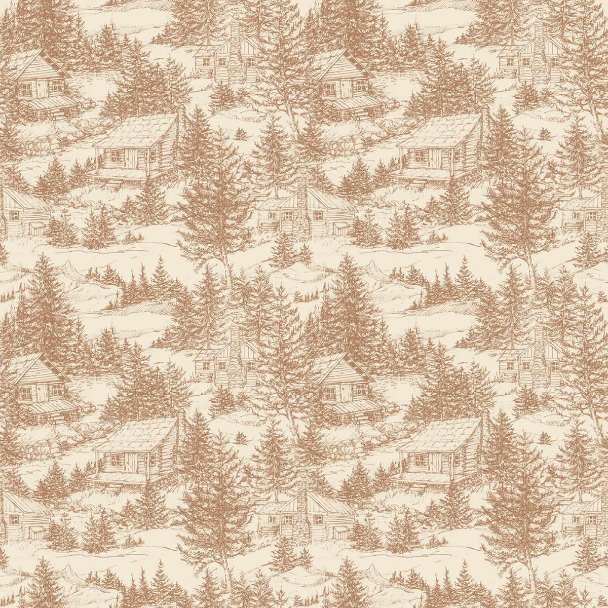 Whispering Pines Cabins - Brown