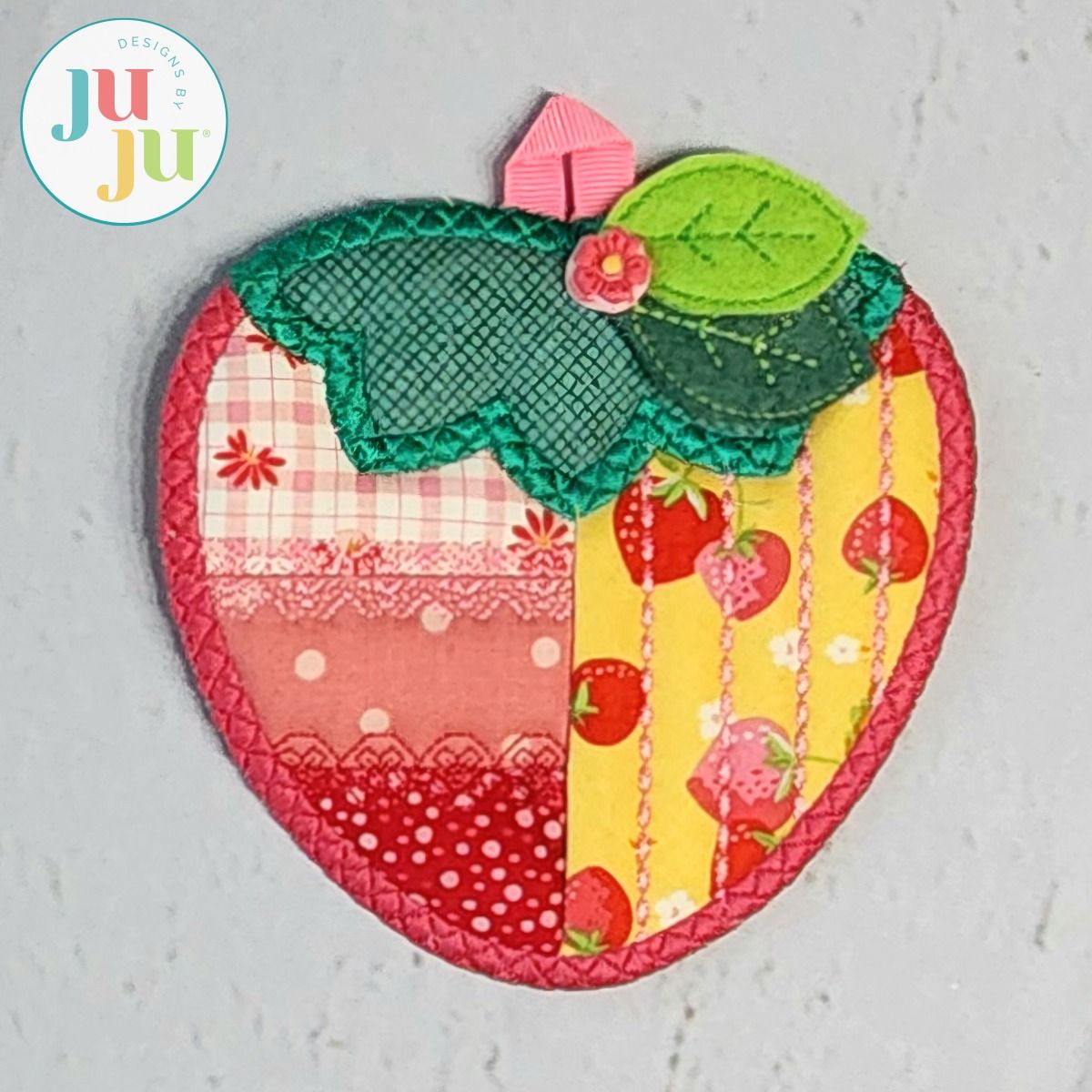 Strawberry Hot Pad In the Hoop Workshop