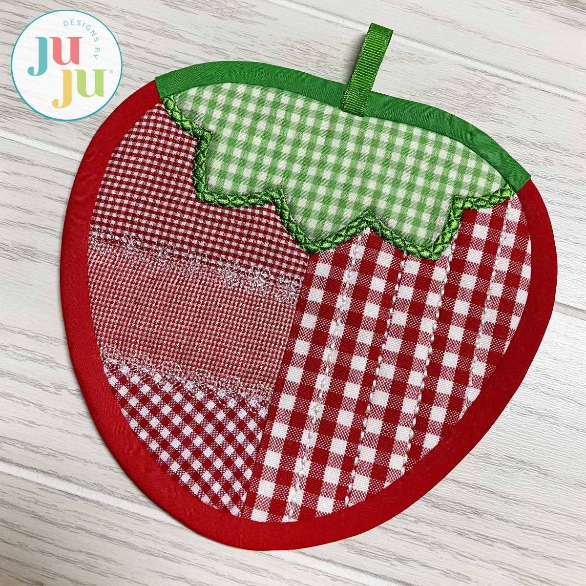 Strawberry Hot Pad In the Hoop Workshop