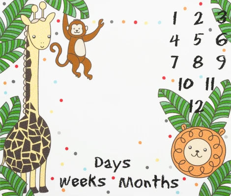 Oh How They Grow Jungle Milestone Panel