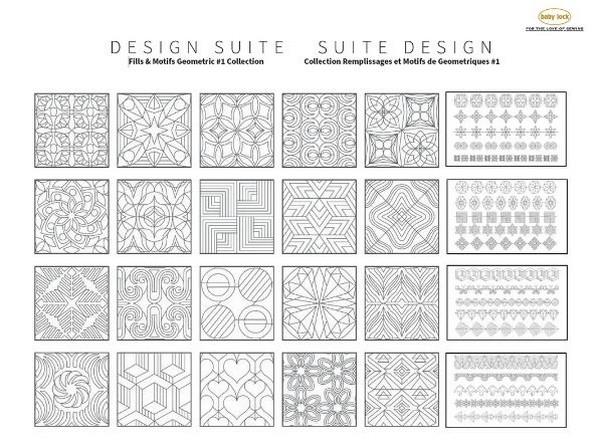 Baby Lock Fills & Motifs Geometric Collection