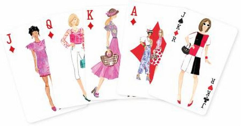 Classic Fashion Illustration Playing Cards