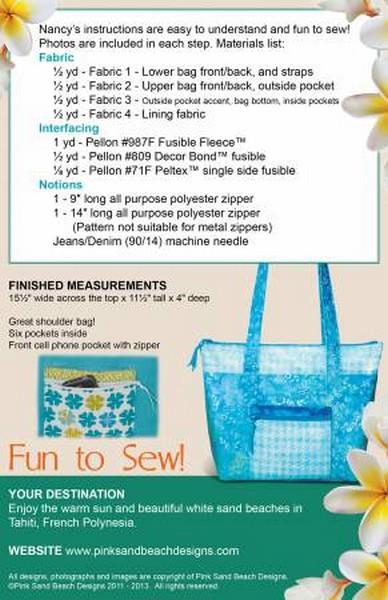 Tahiti Tote Pattern