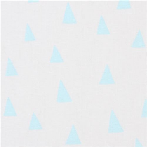 Penned Pals Aqua Triangles - Fat Quarter