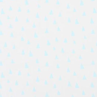 Penned Pals Aqua Triangles - Fat Quarter