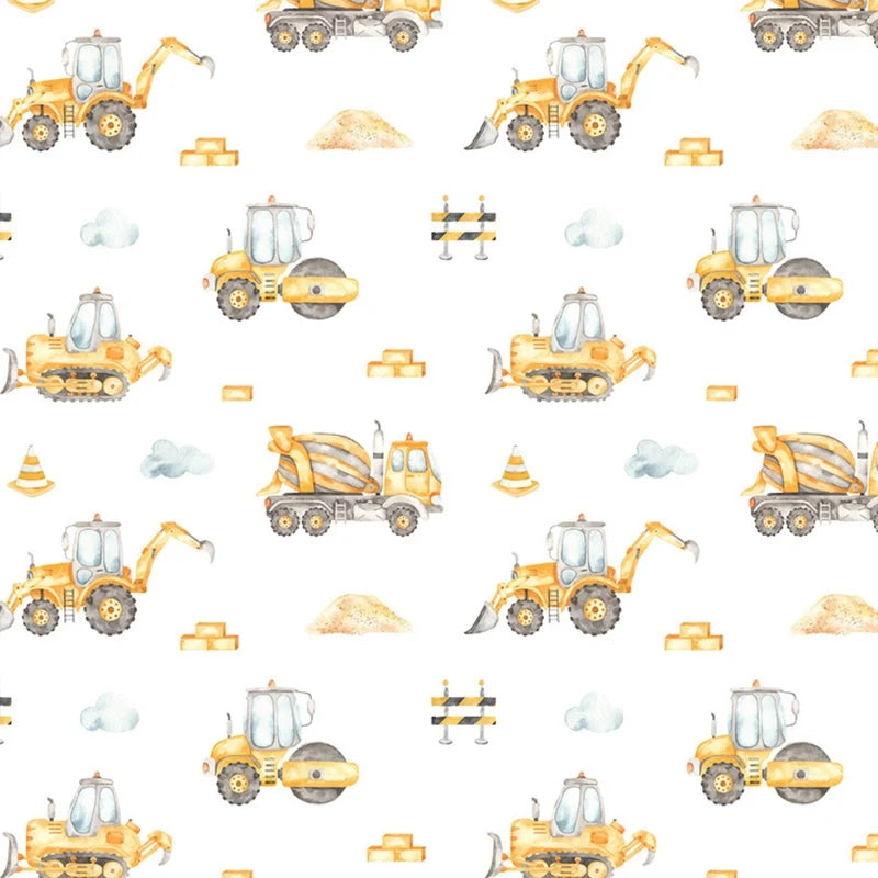 Little Builders Trucks - White