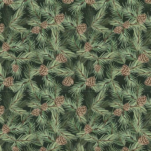 Merry Little Robin Pine Cones