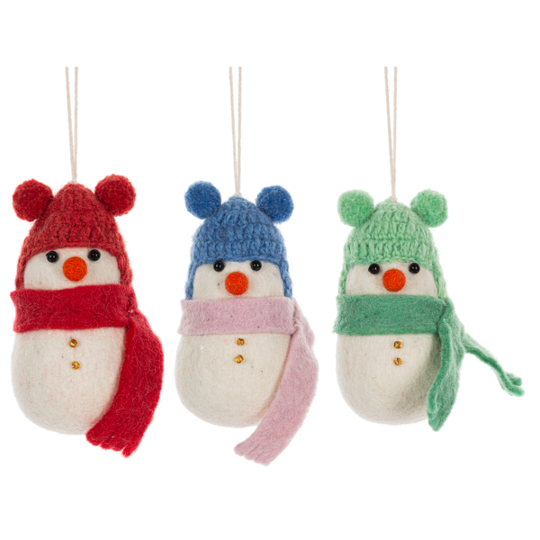 Warm & Fuzzy Wool Ornaments