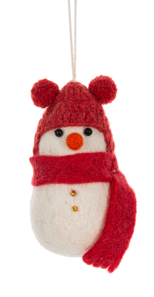 Warm & Fuzzy Wool Ornaments