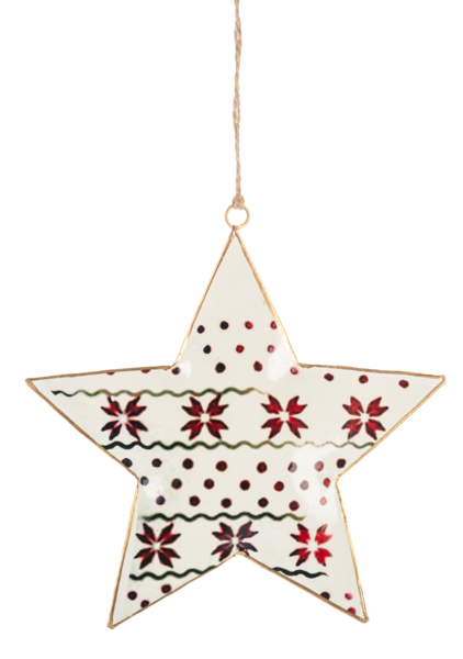 Patchwork Star Ornaments