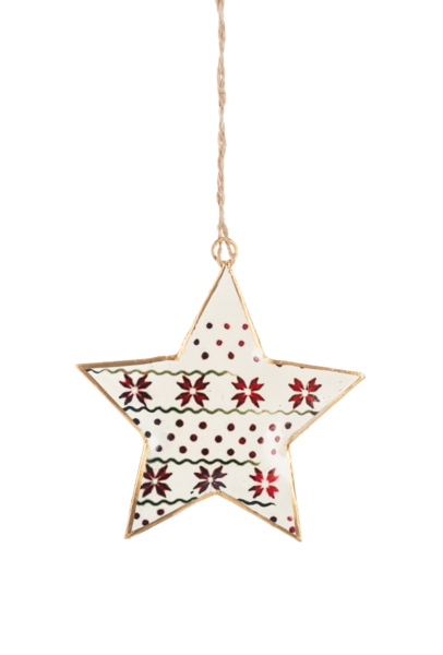 Patchwork Star Ornaments