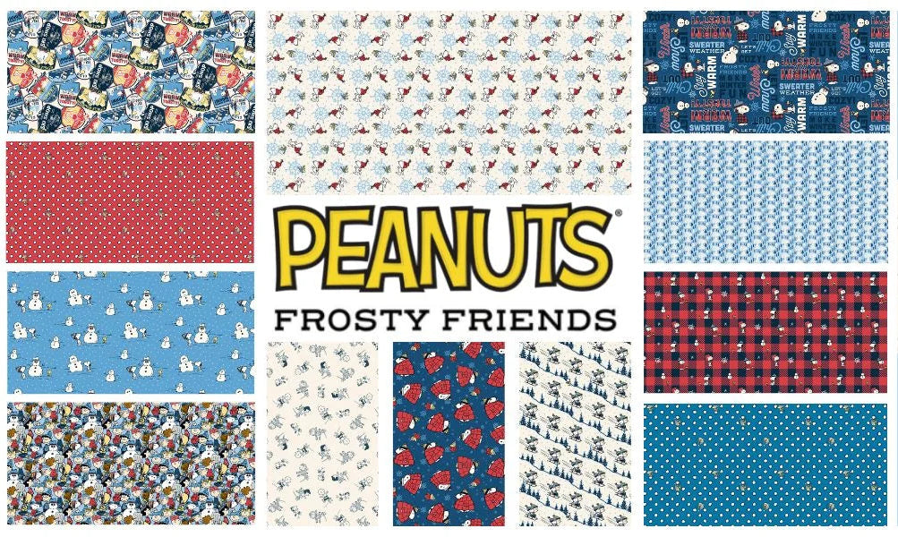 Peanuts Frosty Friends Fat Quarter Bundle