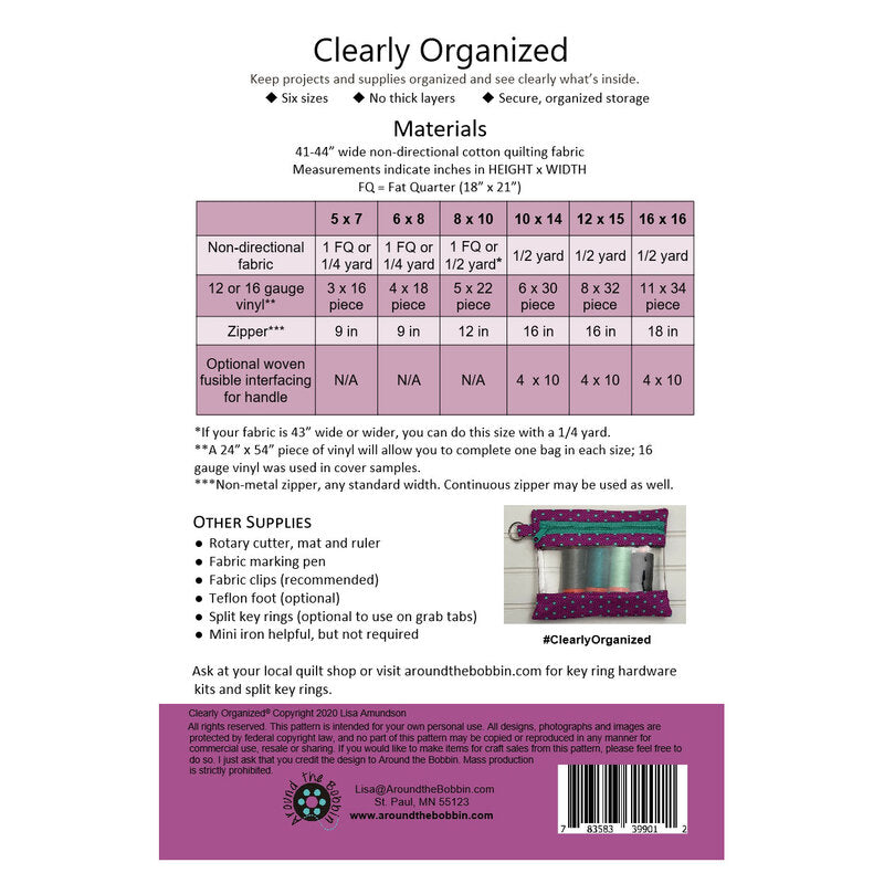 Clearly Organized Workshop
