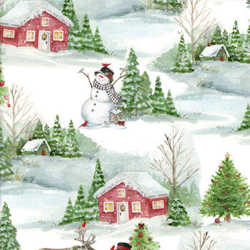 Frosty Snowman Snowy Hollow Scenic