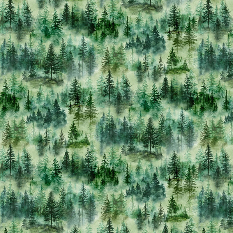 Rise and Cast Green Trees - Forest