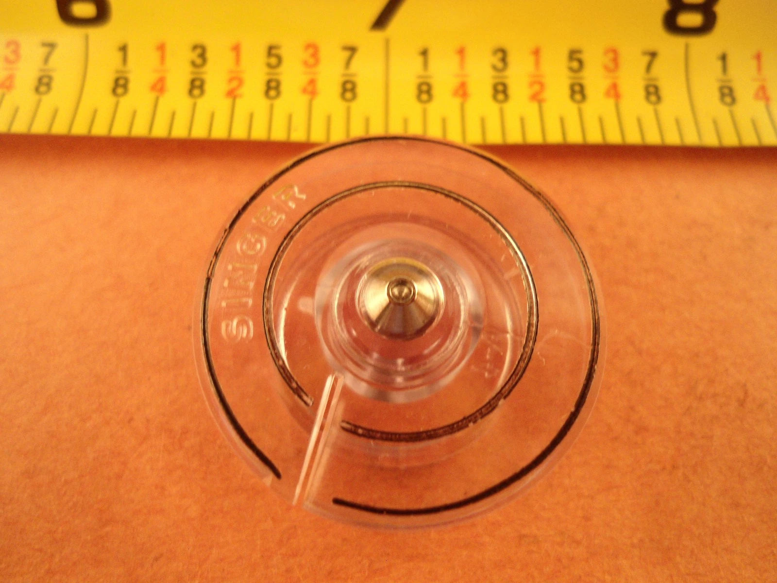 Singer Clear Plastic Bobbin with Pin