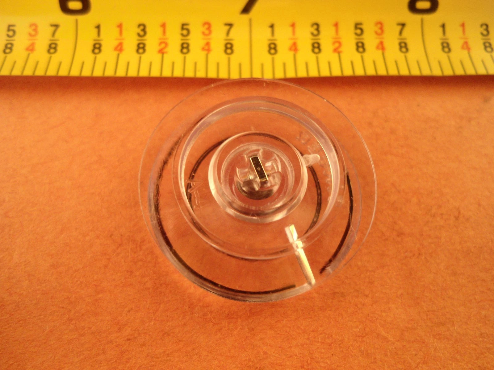 Singer Clear Plastic Bobbin with Pin
