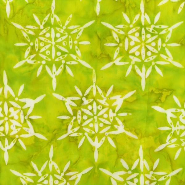 Anthology Fabric Batik Lime Green