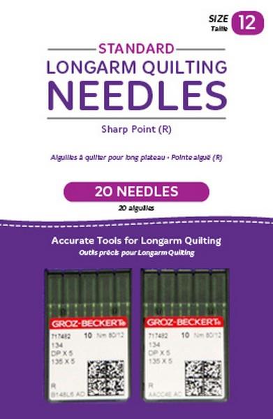 Handi Quilter Standard Longarm Needles Sharp size 12