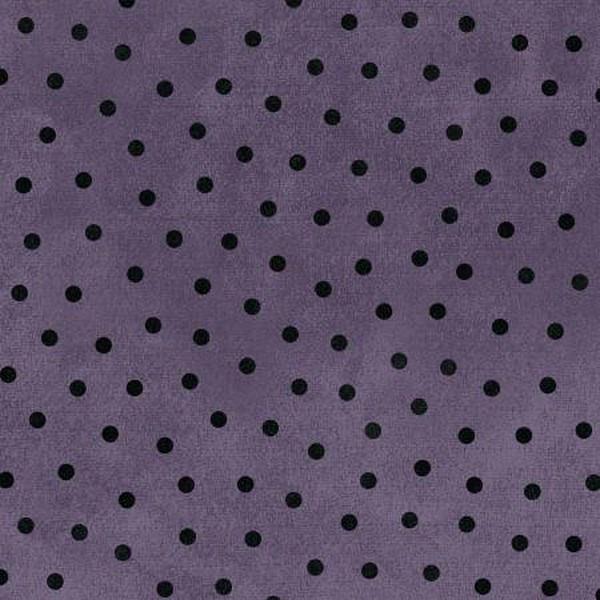 Woolies Flannel Dots Violet