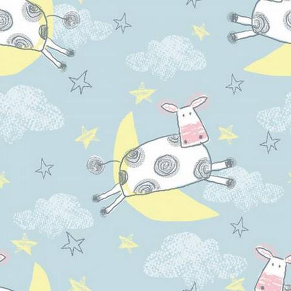 Comfy Flannel Cow Jumped Over The Moon Flannel