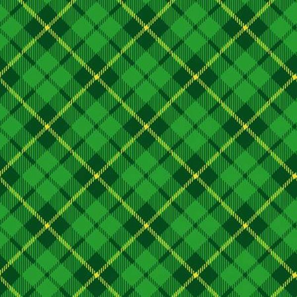 Pot of Gold Green Plaid Fat Quarter