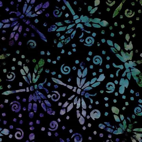 Fantasy Dragonflies Batik