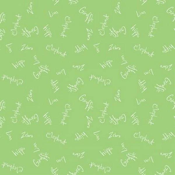Crayola Colorful Friends Words Key Lime Fat Quarter