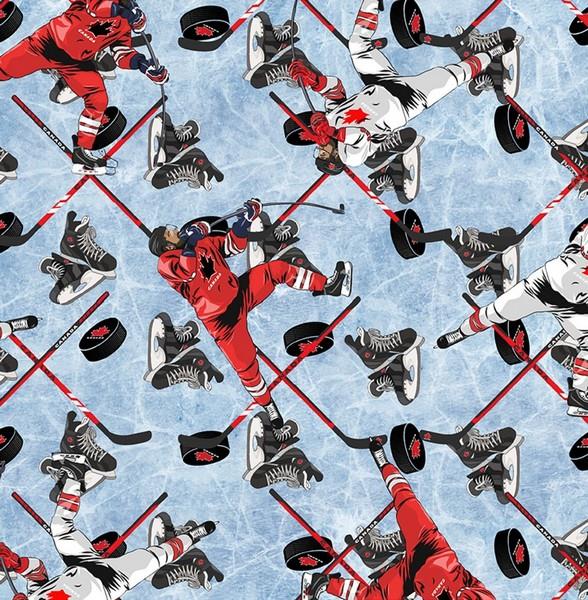 Canada's Game Slap Shot Fat Quarter