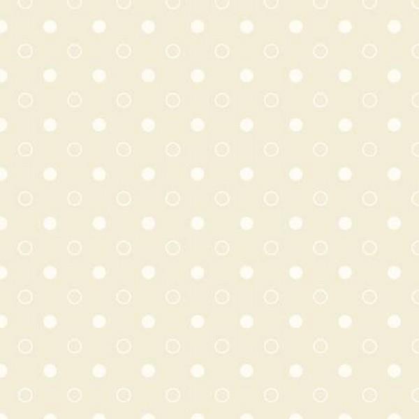 French Vanilla Dots Cream Fat Quarter