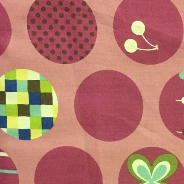 Avant Garden Petal Pink Circles Fat Quarter