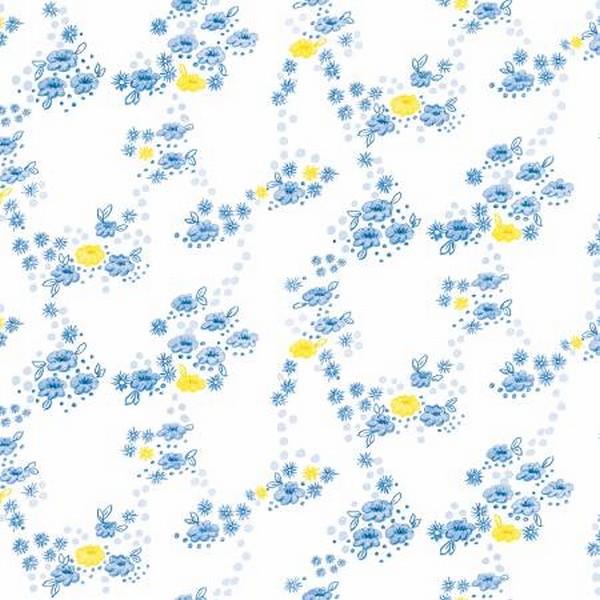 Sunshine & Dewdrops Field Flowers Fat Quarter