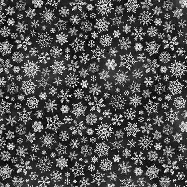 Peace, Love & Joy Chalkboard Snowflakes 1/4m
