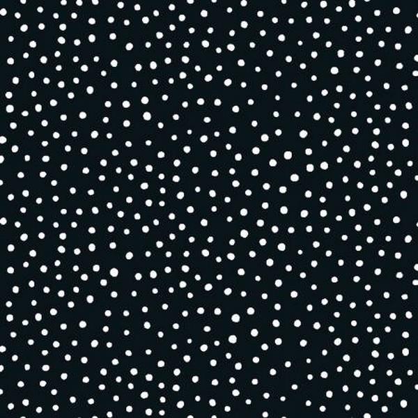 Happiest Dots Black Fat Quarter