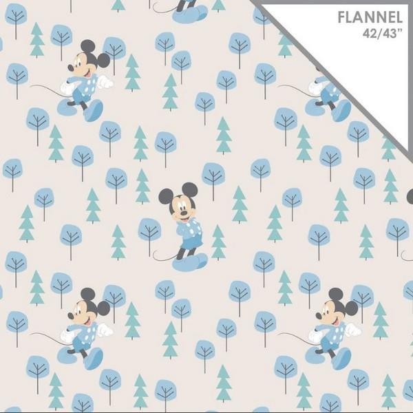 Mickey in the Meadow Flannel