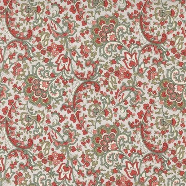 Rendezvous Paisley Ecru Fat Quarter