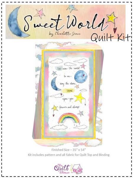 Sweet World Baby Quilt Kit