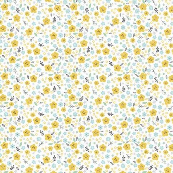 Doodle Baby Dream Flower Yellow 1/4m