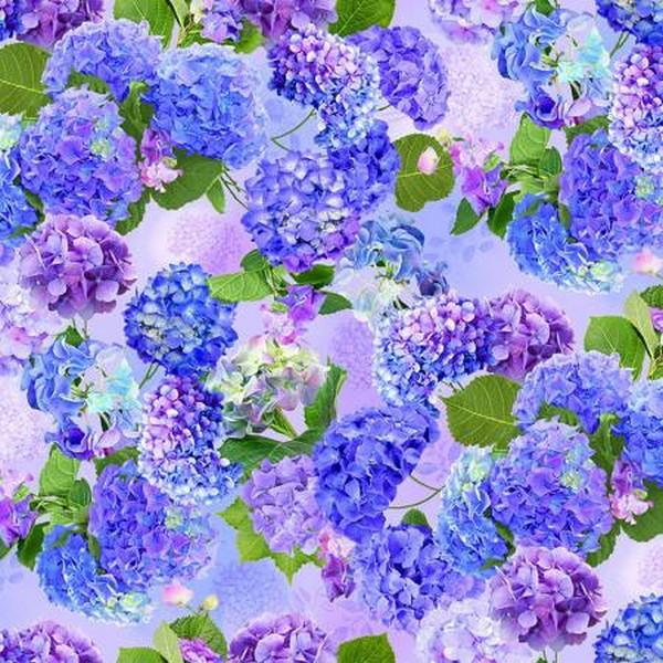 Hydrangea Bliss Medium Floral Fat Quarter