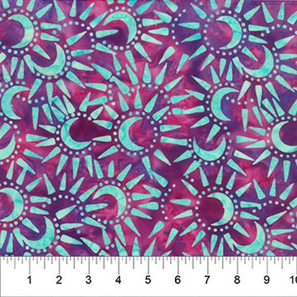 Stargazer Blueberry Multi by Banyan Batiks available in Canada at The Quilt Store