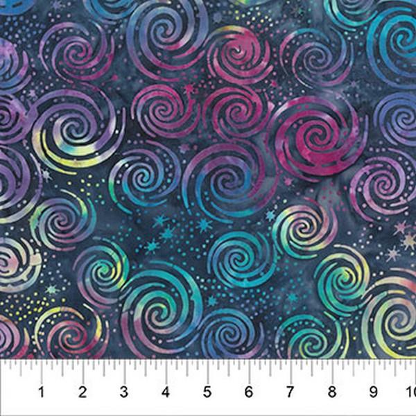 Stargazer Midnight Multi  by Banyan Batiks available in Canada at The Quilt Store