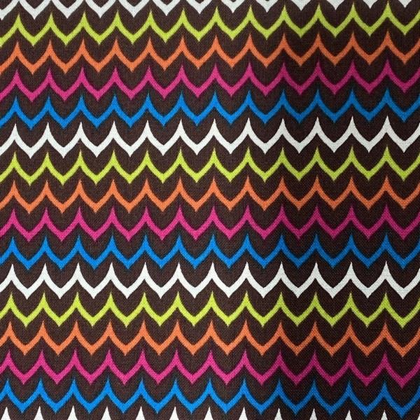 Woodland Whimsy Chevron Strip Brown