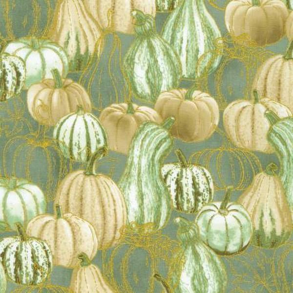 Autumn Fields Gourds Sage