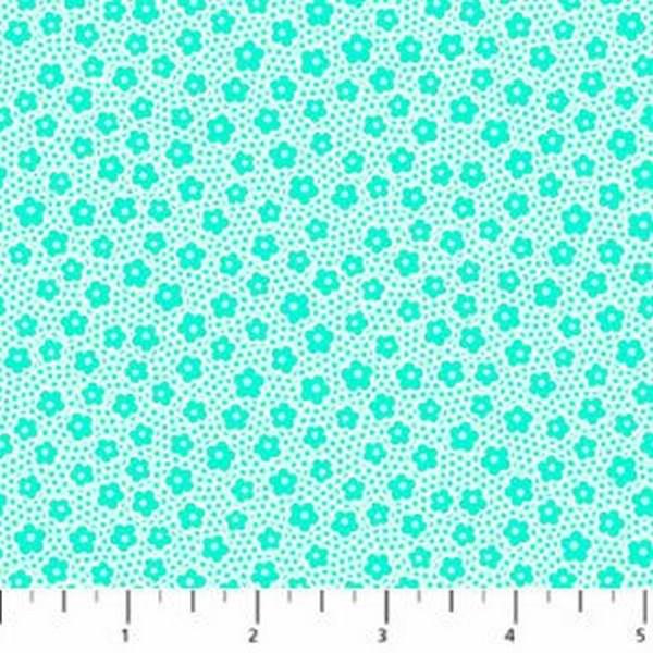 Carefree Bitty Blossoms Dusty Teal