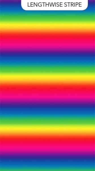 Color Play Rainbow Stripe